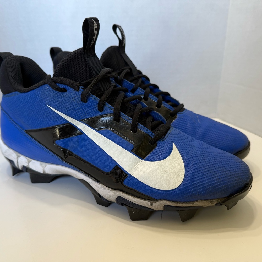 Nike Men's Alpha Fastflex Football Cleats FN0028 Men’s Size 10.5  Blue